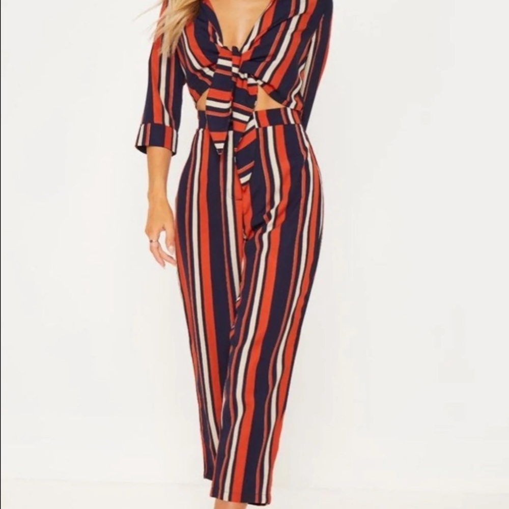 Striped Jumpsuit